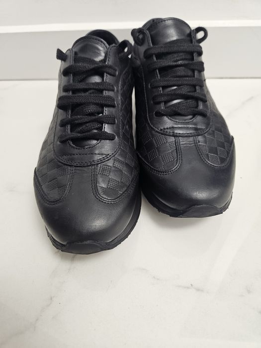 Sneakers / Pantofi sport Bigotti din piele naturală 100% – Negri