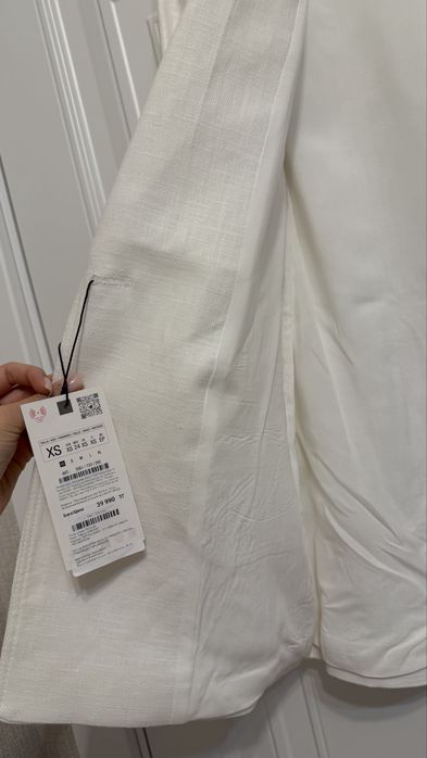 Пиджак лен Zara новая