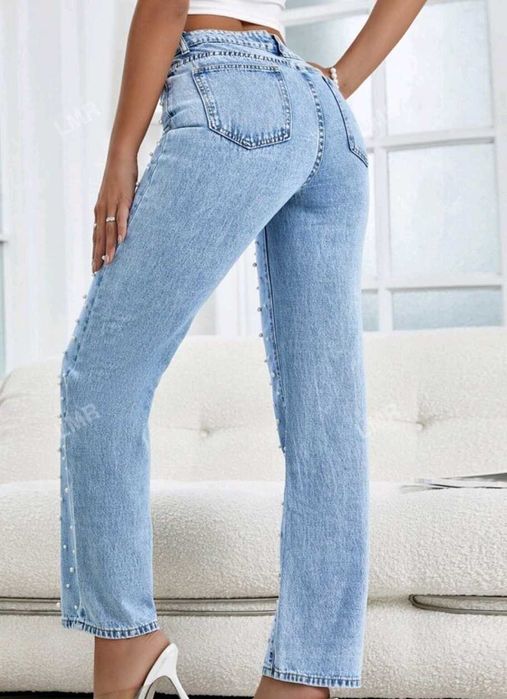 Нови дънки с перли