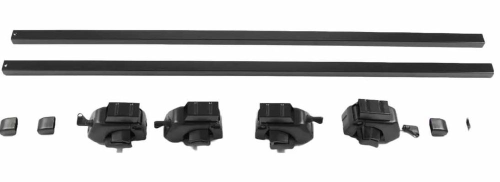 Напречни греди за багажник, 120cm с ключ - метални