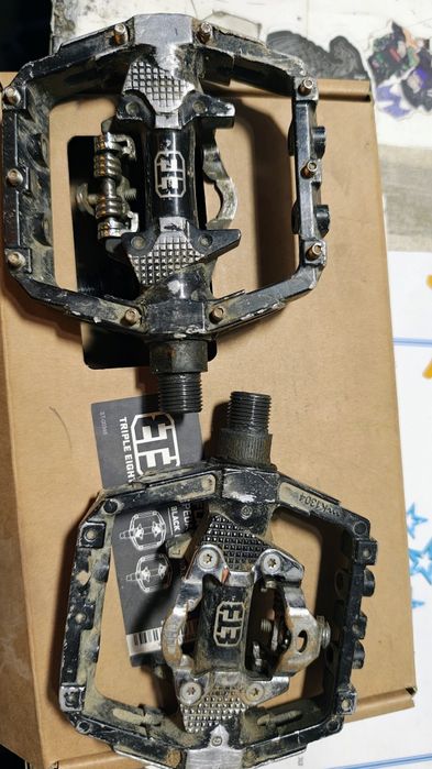 Обувки за велосипед(клипс с парчета)