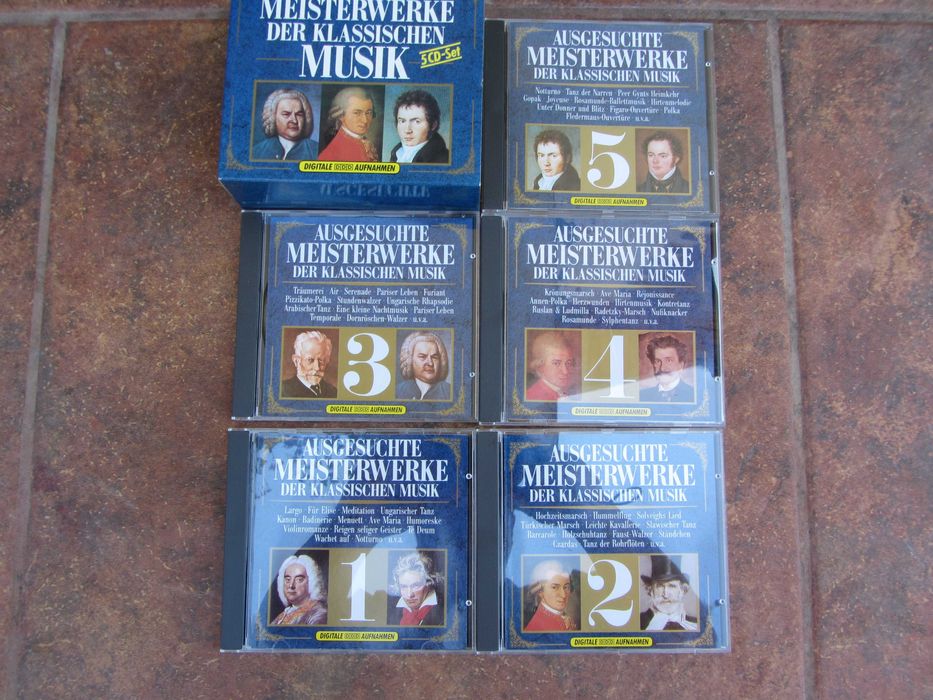 CD Mozart Bach Handel Verdi Bizet Puccini Placido Domingo Callas