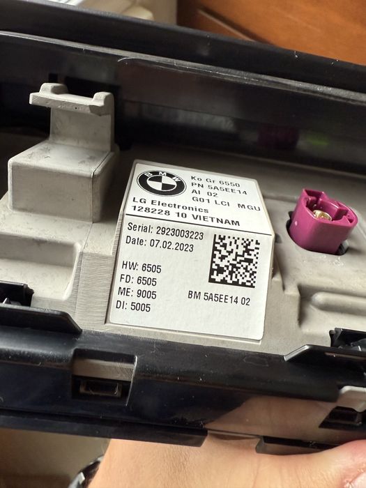 Мултимедия Дисплей Навигация 10.25 BMW x3 G01 x4 G02 5A5EE14