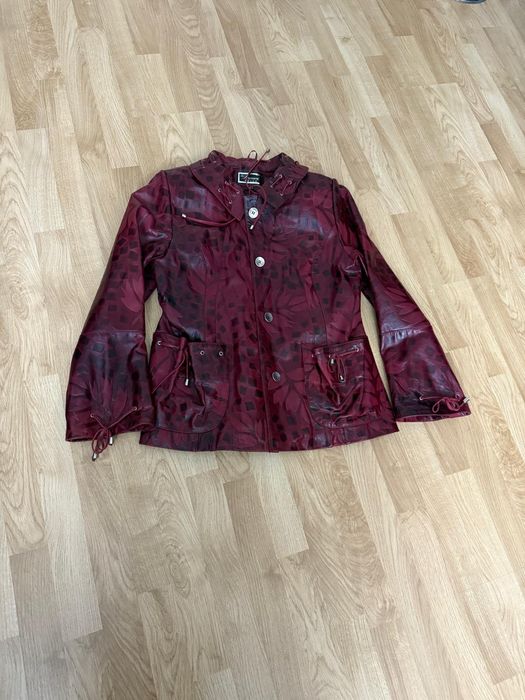 Haină piele naturală măr. L