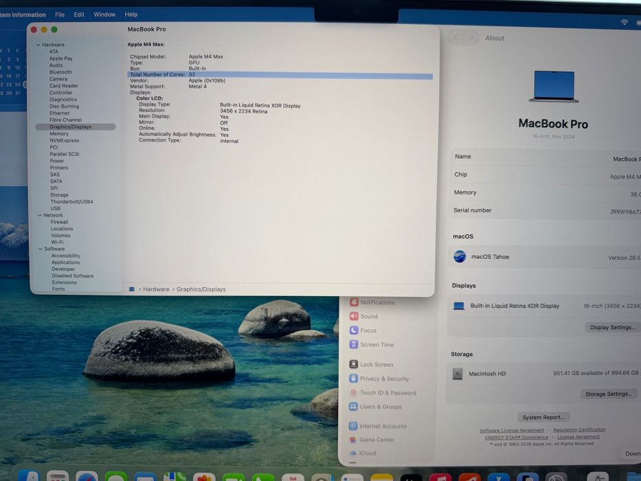 MacBook Pro 16" M4 MAX 14-CPU, 32-GPU, 36GB RAM, 1TB SSD — миниатюра 7