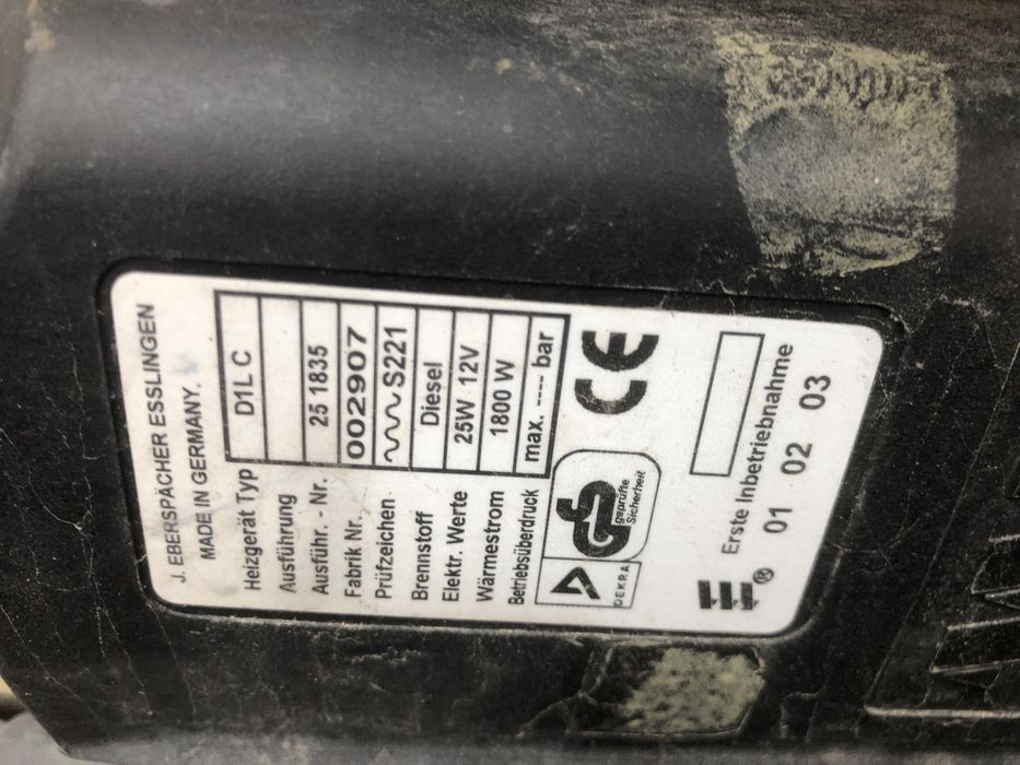 Sirocol vebasto autoutilitare sau microbuse puternic 12 v