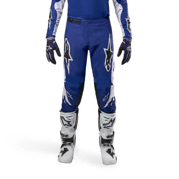 Мотокрос панталон за мотор  ALPINESTARS Fluid Corsa  colour blue/white