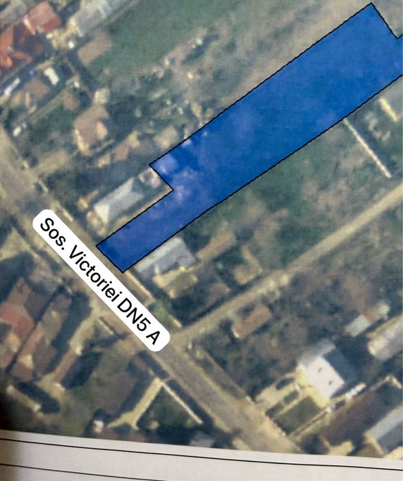 Teren de casa in Adunatii Copaceni la DN5A Sos.Victoriei lg Bucuresti