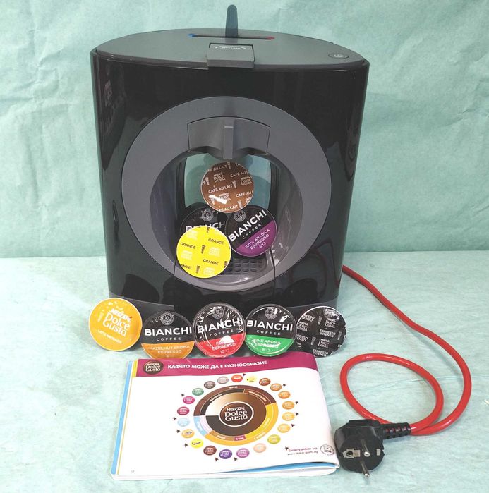 Кафемашина с гаранция 1 година NESCAFÉ® Krups Dolce Gusto OBLO.Black за капсули система Долче густо