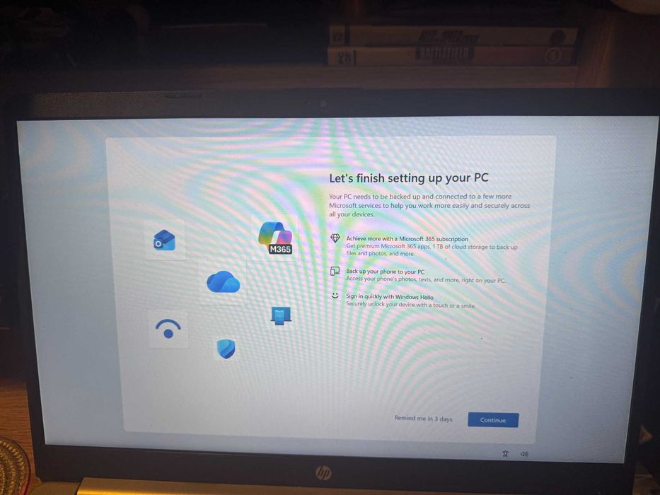 Laptop HP 15s, i5 gen. 11, 16 gb DDR 4, 256 GB SSD.