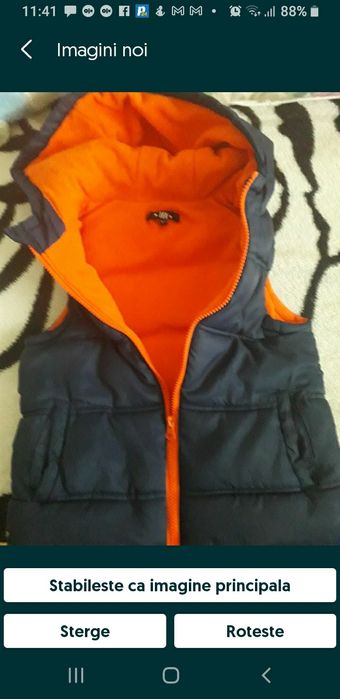 Geacă băieți de primăvara-toamna noua, si vesta