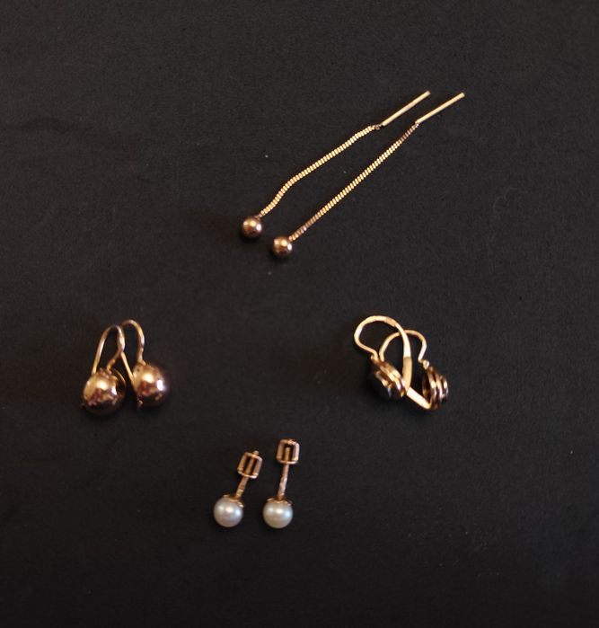 Золотые серьги. СССР, Россия