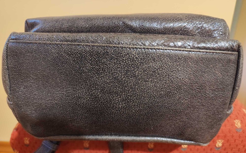 Раница Furla в цвят син металик