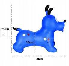 Гумено куче за скачане яздене и баланс за деца