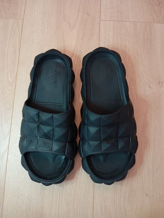Slapi Valentino Garavani Român Stud Turtle Slides 1/1