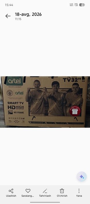 Artel l 32 android Smart  TV