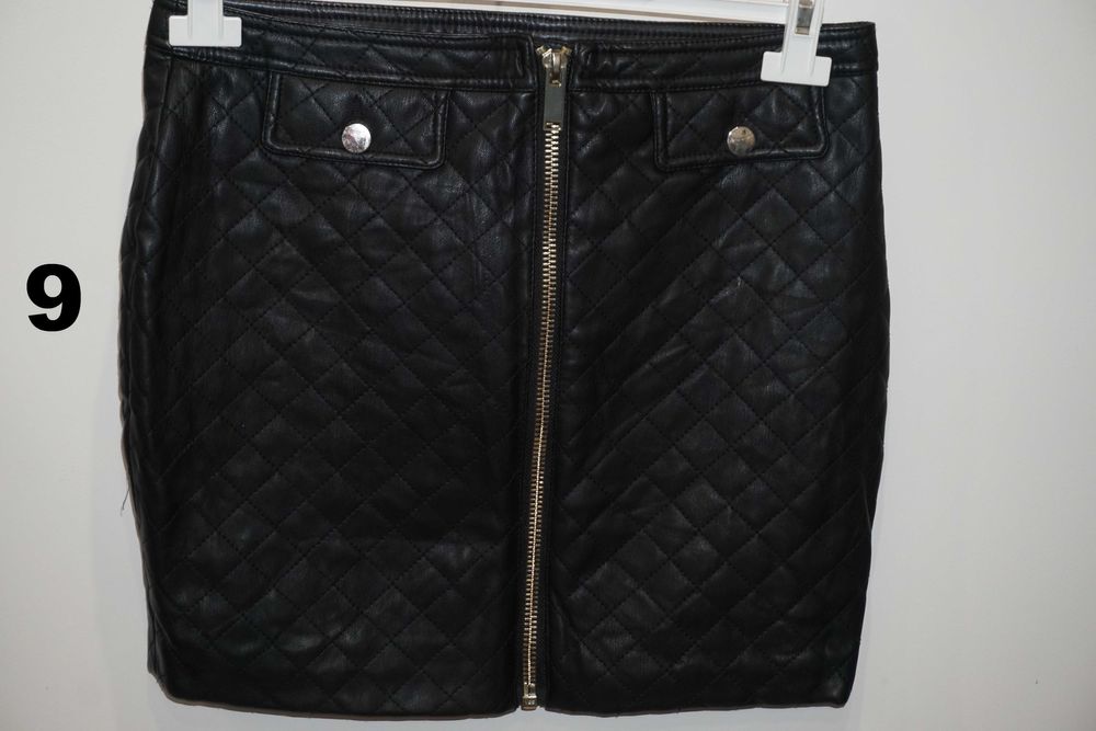 Лот от 10 Кожени Поли от Естествена и Изкуствена кожа Zara/TopShop/H&M