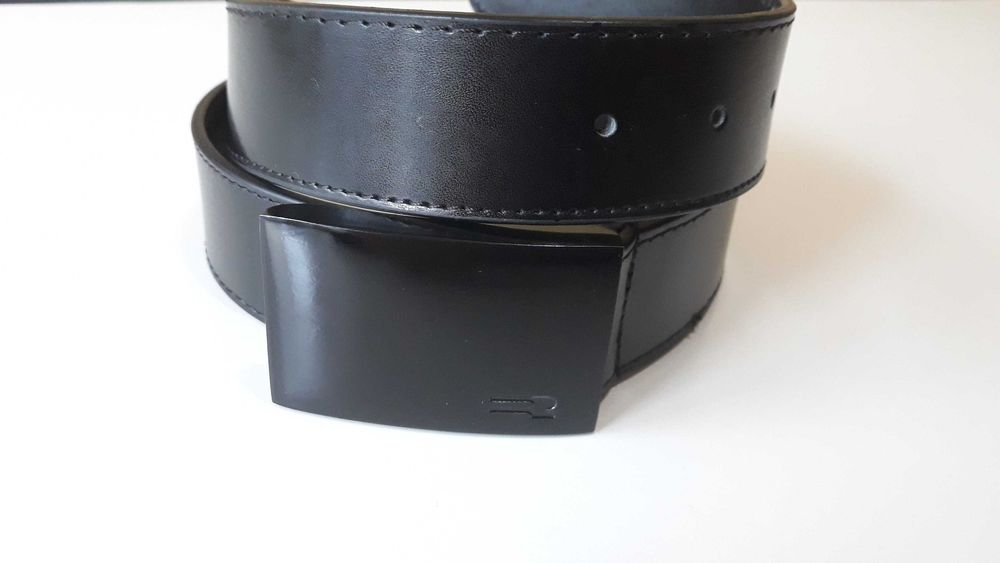 Curea din piele naturala RG 512 , culoare neagra