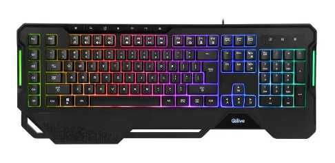 Tastatura Gaming Vortex iluminare rosu / Tastatura Gaming Qilive RGB