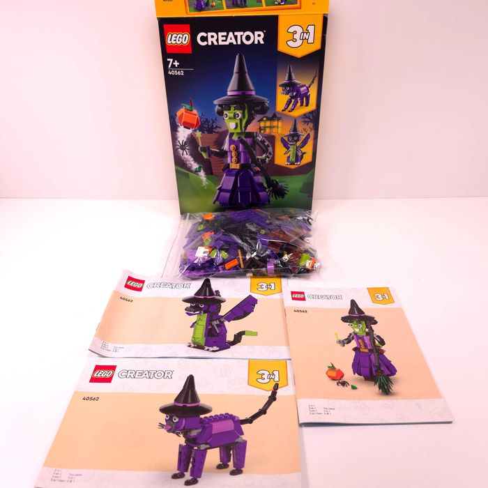 Vând LEGO Creator Mystic Witch (40562)[257 Piese] Set Complet, Cutie + Instrucțiuni