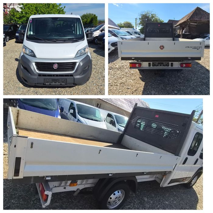 Fiat Ducato 2018 7loc+bena 3.3m  2.3 diesel131CP 164.000km reali