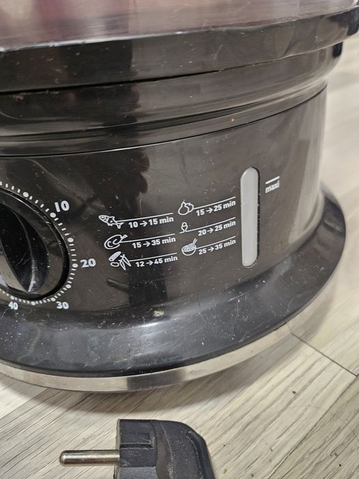 Aparat de gatit cu aburi Tefal VC 1401 , 980W , 6 l , 2 contain