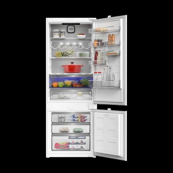 Нов хладилник/фризер за вграждане GRUNDIG GKNI6950FHN, No Frost, 370 л