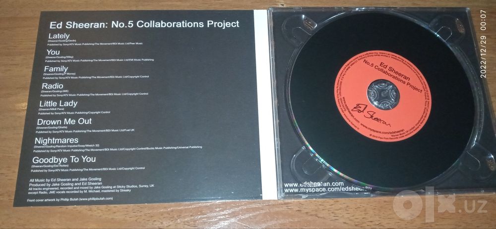 Ed Sheeran Collaborations project 5, 6.