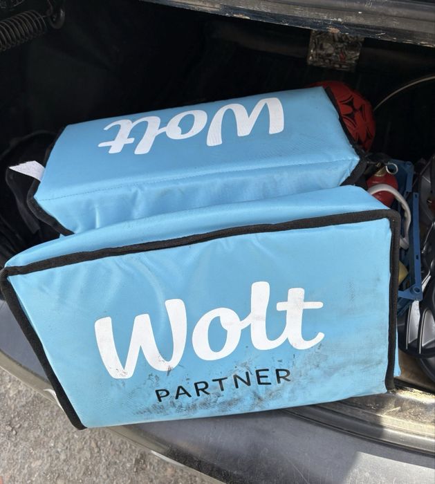 Сумка курьера Wolt Partner