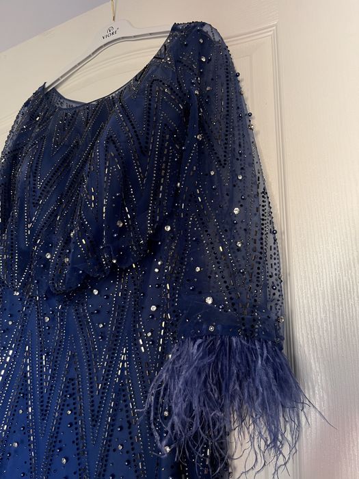 Rochie stralucitoare de nașă/de gală/de revelion