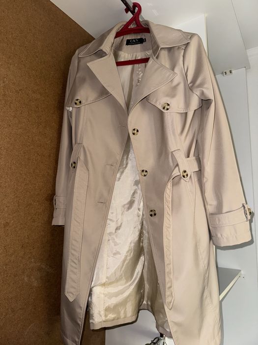 женский тренч миди