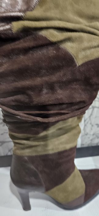 Продам французские кожаные сапоги