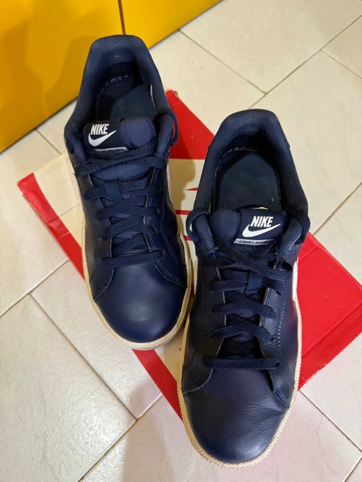 Adidasi Nike pentru barbati, din piele culoare albastru marime 43