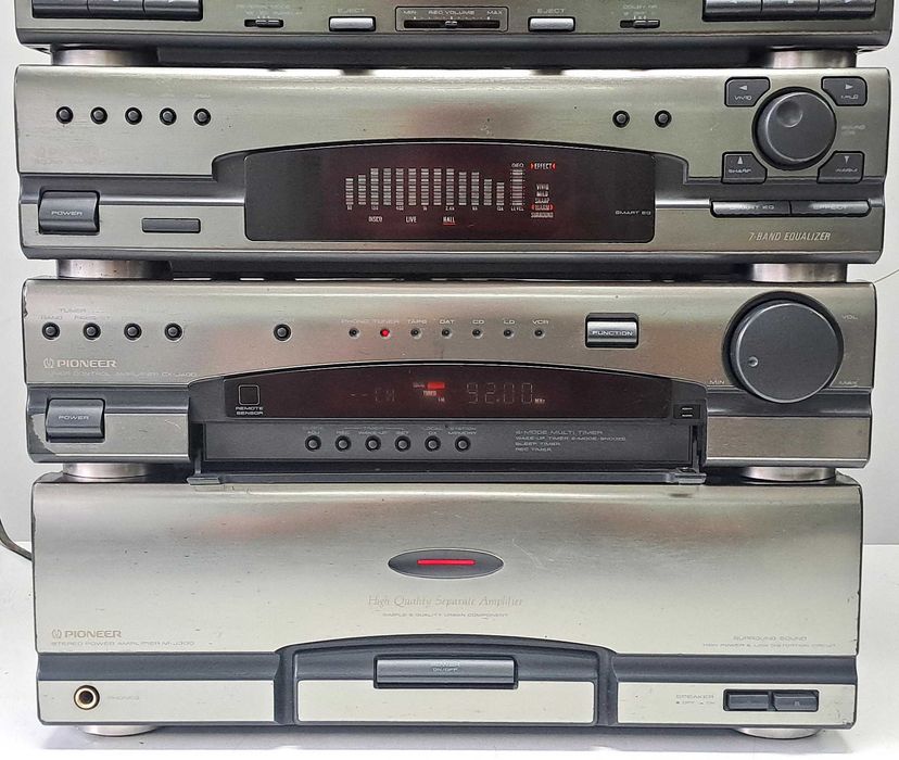Linie Audio Pioneer Premium – Amplificator CD Deck EQ Putere tuner 5 Componente (J500/J400/J300)