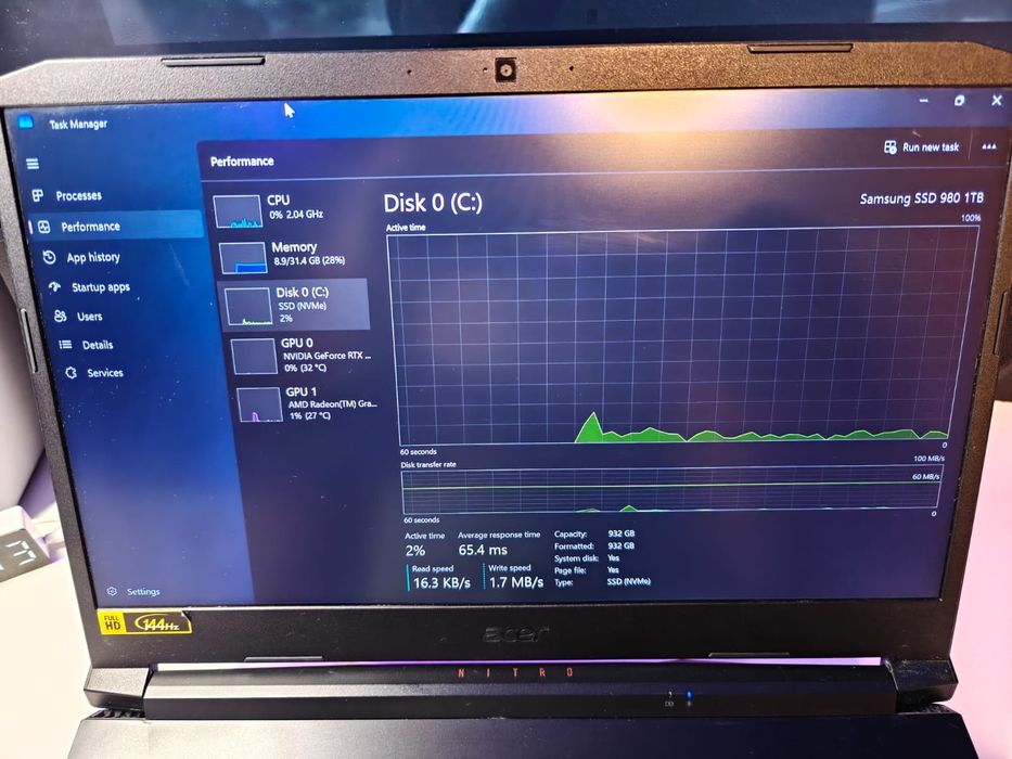 Laptop Acer Nitro 5 AN515-45