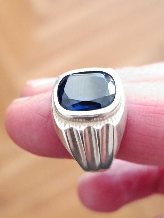 Мъжки сребърен пръстен