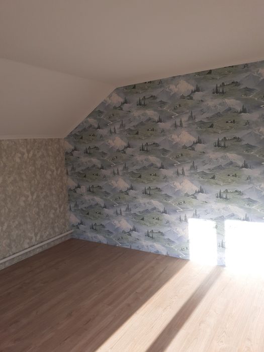 поклейка обоев. эмульсия