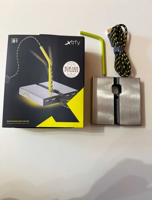 XTRFY M1-NiP（Мишка）+ XTRFY Bungee/USB Hub