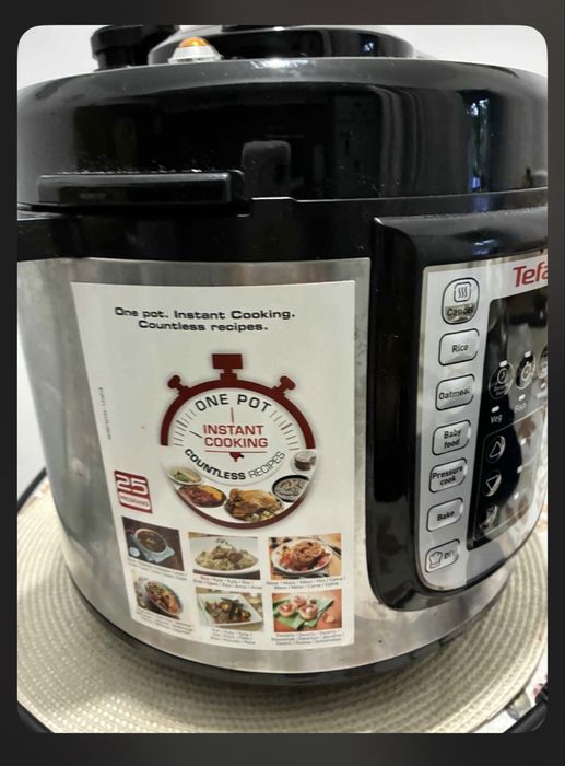 Уред за готвене под налягане Тефал Tefal One Pot 1200W Черен