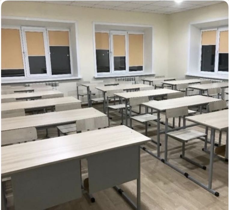 Продам парты и стулья (26 комплектов)