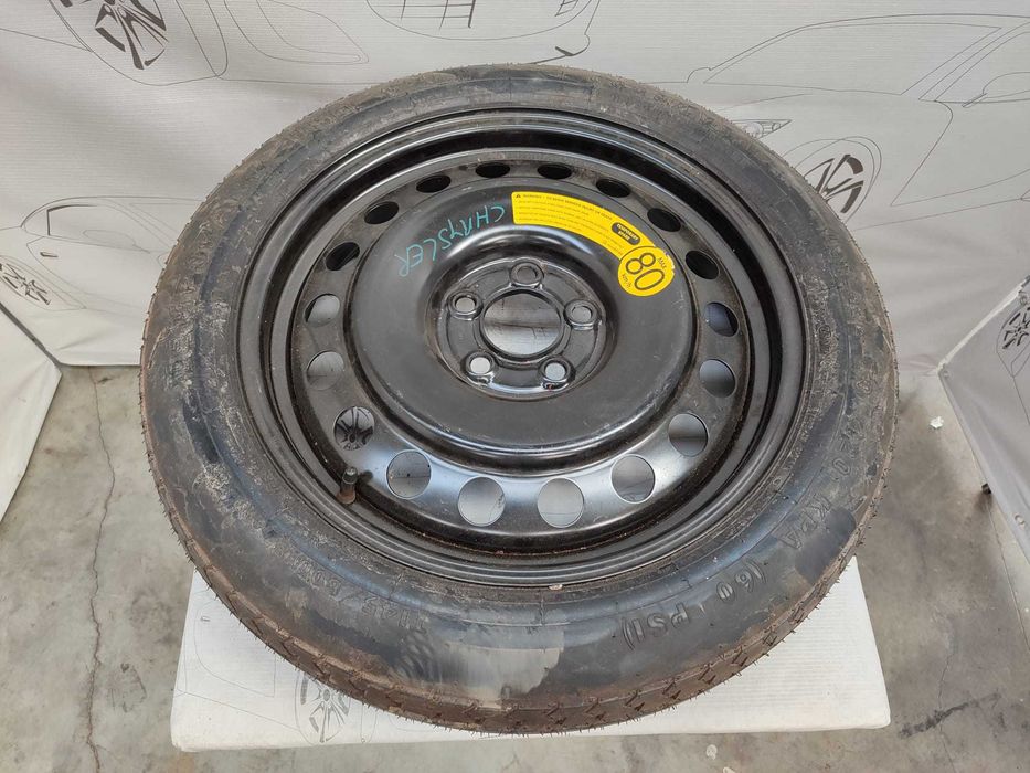 Roată de rezervă slim 5x115 T145/80 R18 DOT 2307 Chrysler 300-300C (3D)