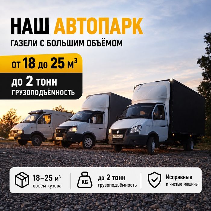 Грузоперевозки . Газель 24/7. Грузчики