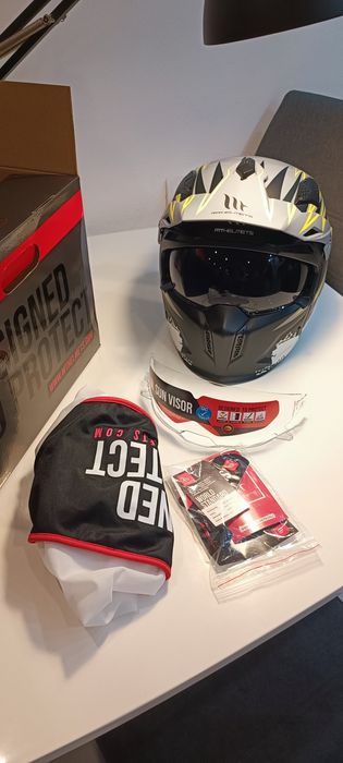 Casca moto advanced enduro integrala cu fata detașabila