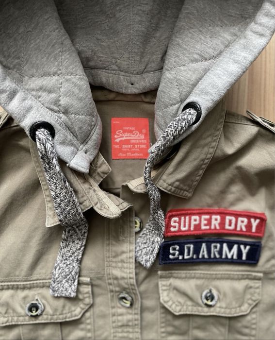 SUPERDRY S.D.ARMY / мъжка дънкова риза/тип яке М