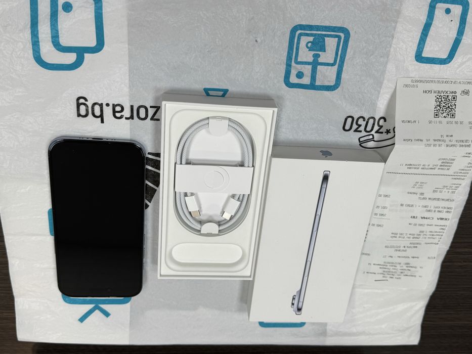***КАТО НОВ 256GB iPhone 17 Air Зора Гаранция 2027г. Sky Blue