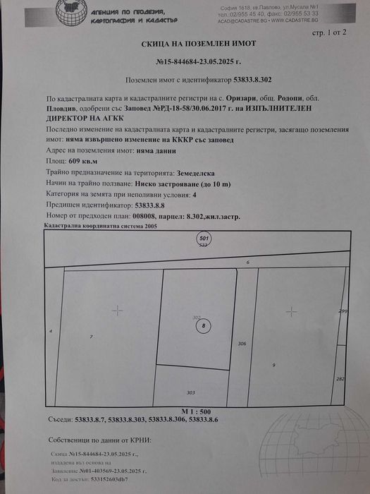 Продава се Парцел в Пловдив, Въстанически - 3127 кв.м за 90 €/кв.м - Снимка #1