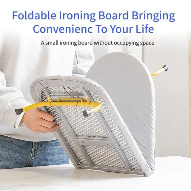 практичная и удобная в использовании гладильная доска со складной конс