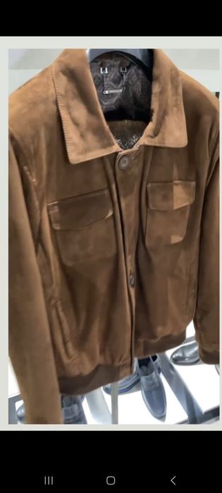 Мужская замшевая куртка