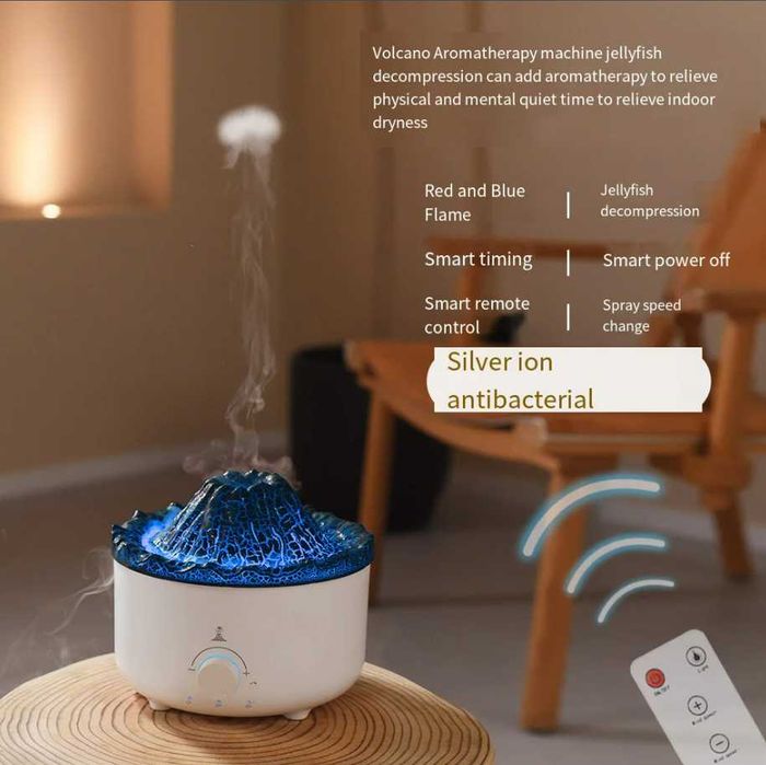 Портативный увлажнитель воздуха, с эффектом пламени аромадиффузор uvl2