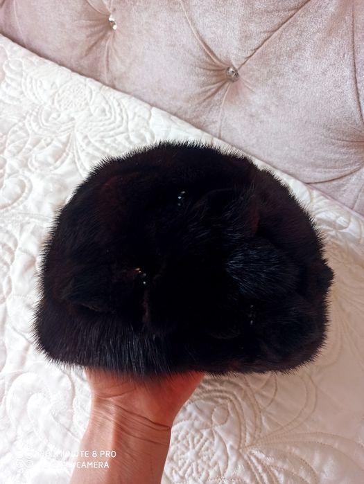 Шапка натуральная норка